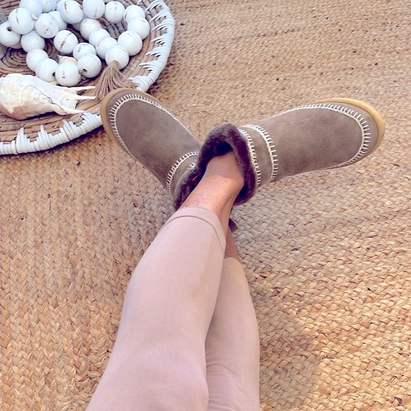 Anthropologie NWT Nyuki Low Natural crochet  Suede Laidback London Ankle Boot🙏 - Picture 10 of 14